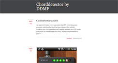 Desktop Screenshot of chorddetector.com