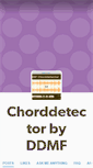 Mobile Screenshot of chorddetector.com